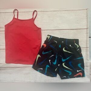 Nike Dri Fit Shorts/Old Navy Cami 2T
